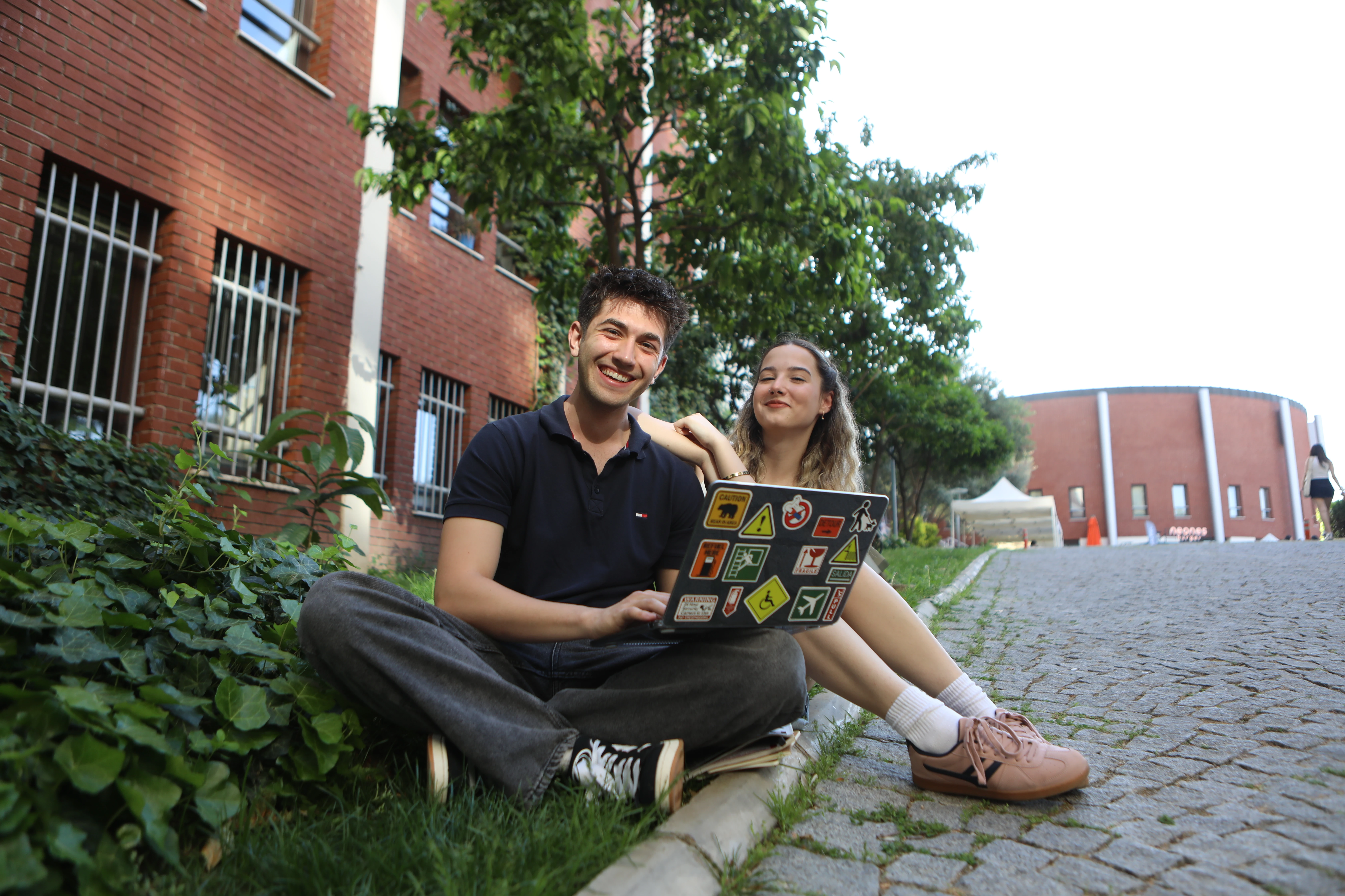Kampus için sonra fotoğrafı